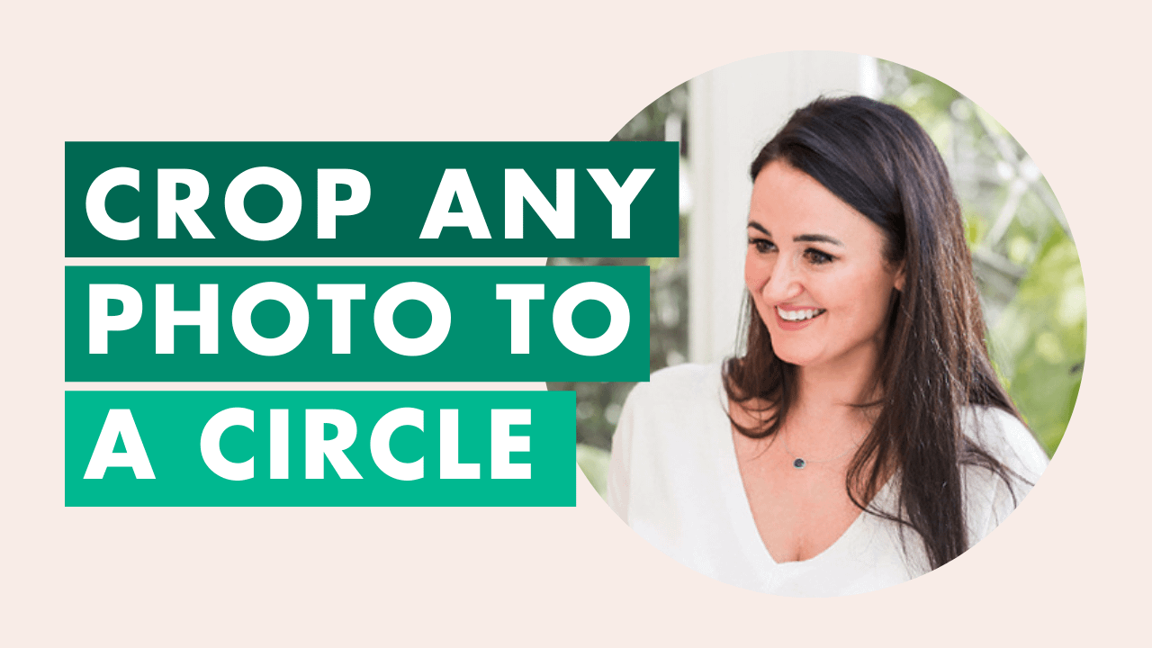 How to Crop a Photo into a Circle on Canva for your Website